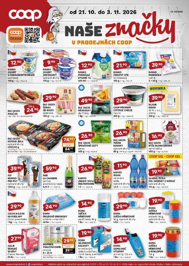 Leták COOP - Coop - Naše značky od 21.10. do 03.11. - strana 2