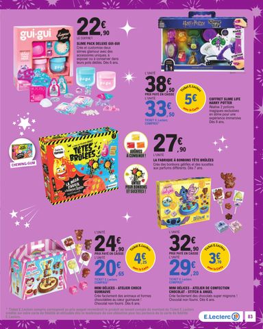 Catalogue E.Leclerc - E.Leclerc - Jouets de Noël valable dès le 20/10 au 05/12 - page 83