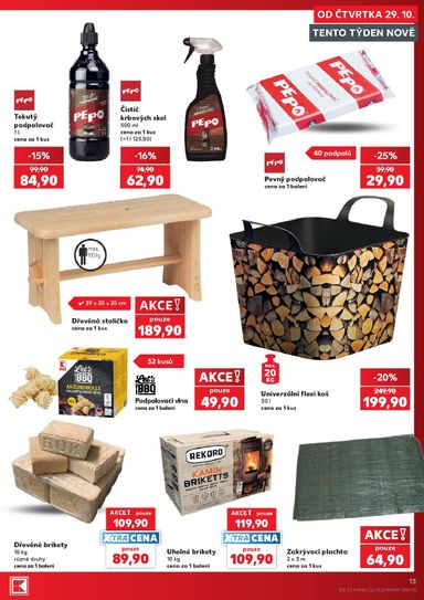 Leták Kaufland - Kaufland - Kolín - Spotřební zboží od 29.10. do 03.11. - strana 13