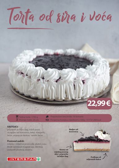 Katalog SPAR - SPAR - Torte vrijedi od 19.01. do 31.12. - stranica 18