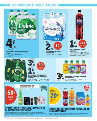 Catalogue E.Leclerc - E.Leclerc - Nos promos du moment valable dès le 13/10 au 24/10 - page 24