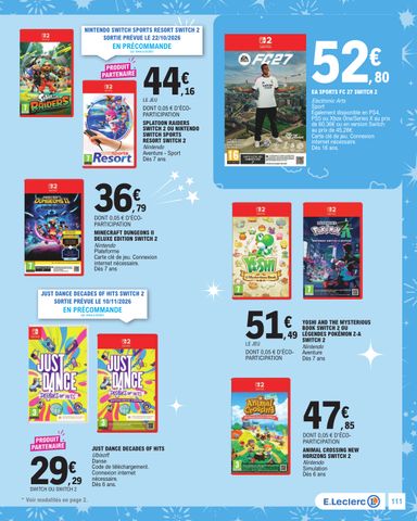 Catalogue E.Leclerc - E.Leclerc - Jouets de Noël valable dès le 20/10 au 05/12 - page 111