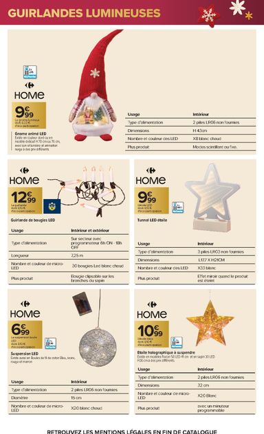 Catalogue Carrefour - Carrefour - La Maison valable dès le 03/11 au 07/12 - page 6