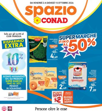 Volantino Spazio Conad - Spazio Conad valido dal 02/10 al 15/10 - pagina 1