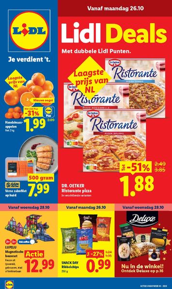 Folder Lidl - Lidl van 26-10 tot 01-11 - side 1