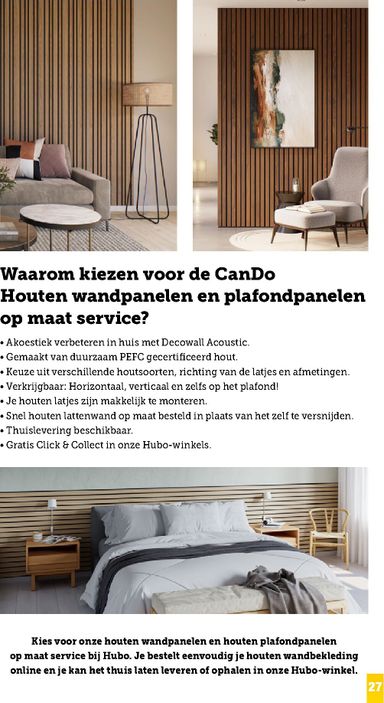 Folder Hubo - Hubo - Vloer- en wandbekleding van 03/09 tot 03/09 - side 27