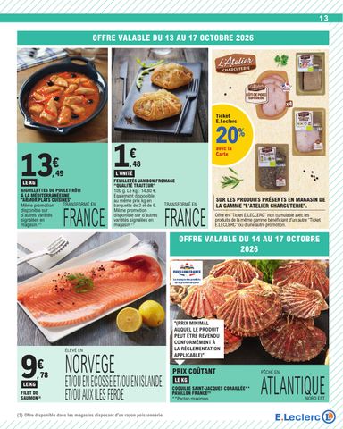 Catalogue E.Leclerc - E.Leclerc - Nos promos du moment valable dès le 13/10 au 24/10 - page 13