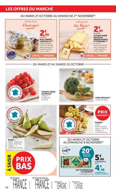 Catalogue Super U - Super U valable dès le 27/10 au 08/11 - page 10
