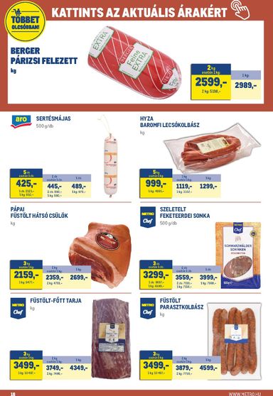 Akciós újság Metro - Metro érvényes 10.01.-tól 10.31.-ig - 18 oldal