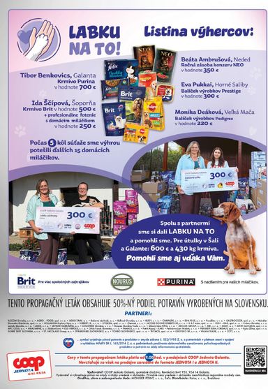 Leták COOP Jednota - COOP Jednota - Galanta od 01.10. do 14.10. - strana 12