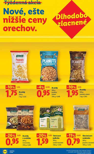 Leták Lidl - Lidl - Dlhodobo zlacnené od 03.07. do 31.12. - strana 10