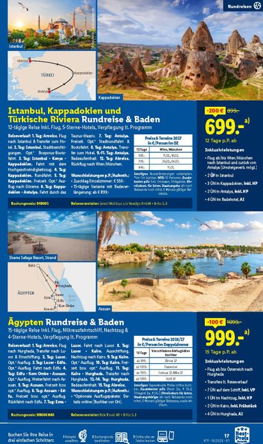 Lidl-Flugblatt - Lidl - Reise-Highlights gültig ab 14.10. bis 15.11. - seite 17