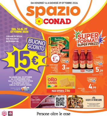 Volantino Spazio Conad - Spazio Conad valido dal 16/10 al 29/10 - pagina 1