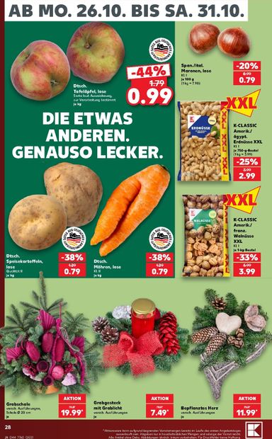 Leták Kaufland Německo - Kaufland Německo od 26.10. do 31.10. - strana 28