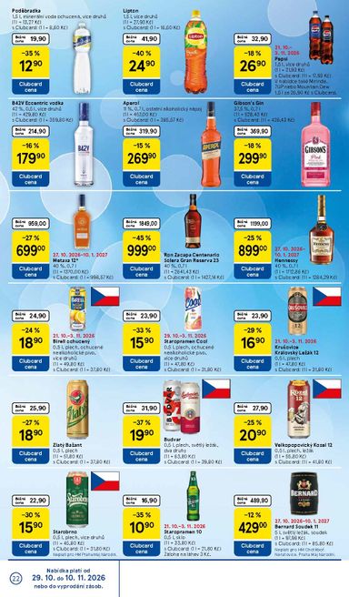 Leták Tesco - Tesco od 29.10. do 03.11. - strana 22