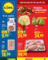 Lidl leták od čtvrtka 22.10.