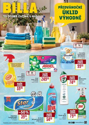 Leták Billa - Billa - Katalog: Péče od 21.10. do 10.11. - strana 1