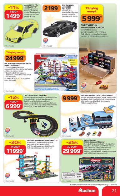 Akciós újság Auchan - Auchan Hipermarket érvényes 10.22.-tól 11.25.-ig - 21 oldal