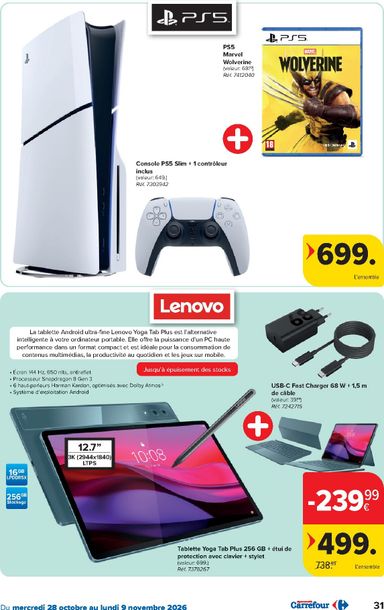 Folder Carrefour - Carrefour Hypermarchés van 28/10 tot 09/11 - side 31