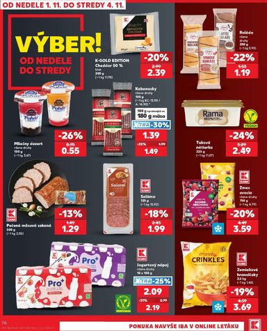 Leták Kaufland - Kaufland od 29.10. do 04.11. - strana 76