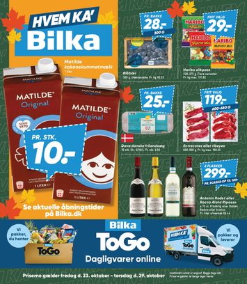 Brochurer Bilka - Bilka gyldig fra 23.10. til 29.10. - side 1