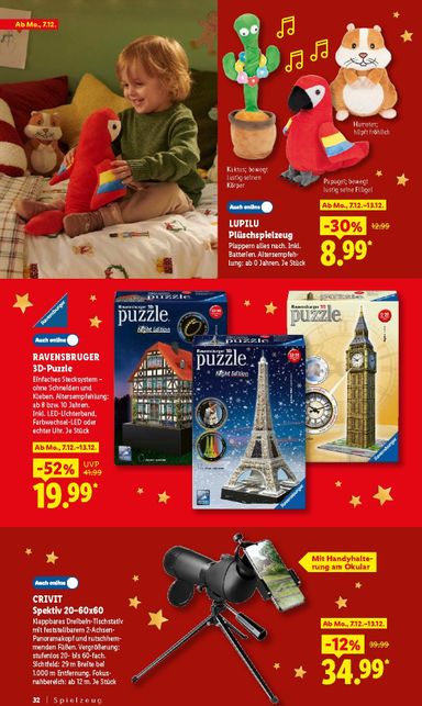 Prospekt Lidl - Lidl - Entdecke zahlreiche Geschenkideen gültig ab 19.10. bis 24.12. - seite 32