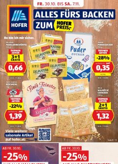 Hofer Rakúsko leták platný od piatku 30.10.