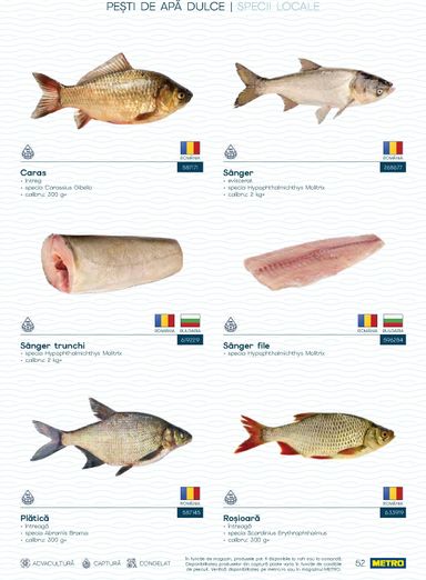 Catalogul Metro - Metro - Spui pește proaspăt de la 01.10. până la 31.12. - pagina 52