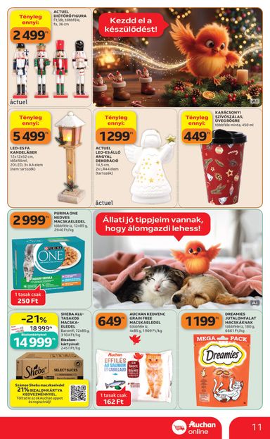 Akciós újság Auchan - Auchan szupermarket érvényes 10.29.-tól 11.04.-ig - 11 oldal