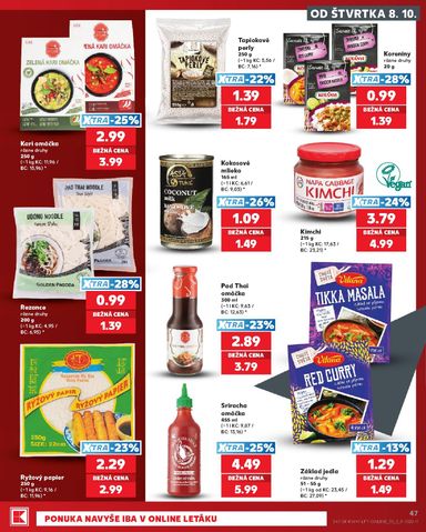 Leták Kaufland - Kaufland od 08.10. do 14.10. - strana 47