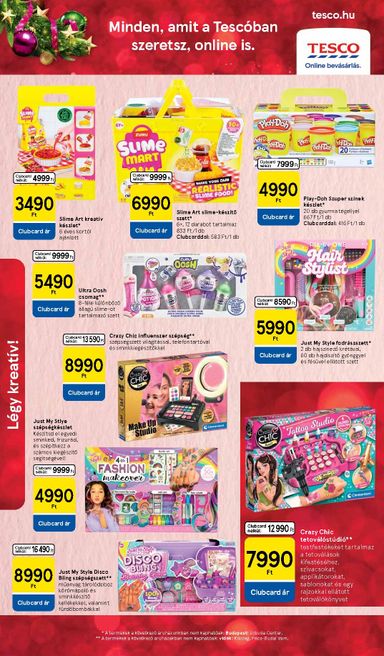 Akciós újság Tesco - Tesco - Karácsonyi játékkatalógus érvényes 10.28.-tól 11.17.-ig - 12 oldal
