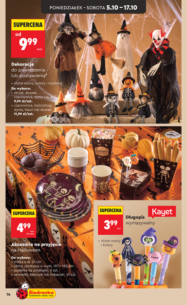 Leták Biedronka - Biedronka - Hity i inspiracje od 03.10. do 17.10. - strana 14