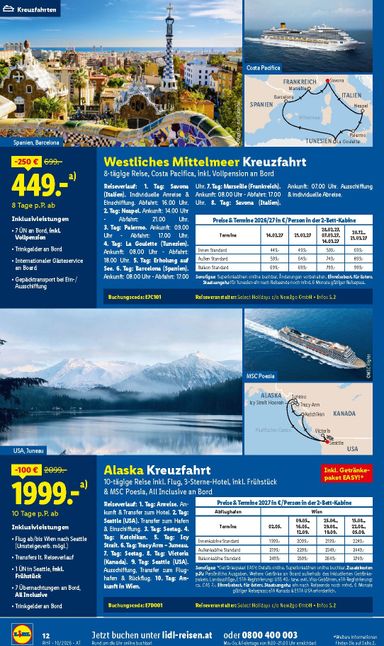 Lidl-Flugblatt - Lidl - Oktober Reise-Highlights gültig ab 30.09. bis 31.10. - seite 12