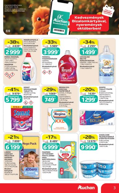 Akciós újság Auchan - Auchan Hipermarket érvényes 10.22.-tól 10.28.-ig - 3 oldal