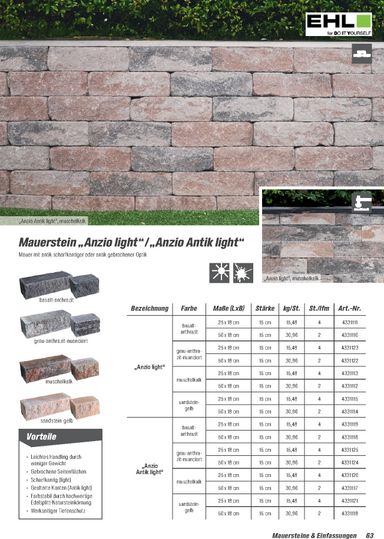 Prospekt toom - Toom - Gartenbaustoffe gültig ab 01.03. bis 31.12. - seite 63