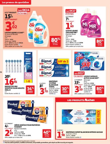 Catalogue Auchan - Auchan valable dès le 20/10 au 25/10 - page 56